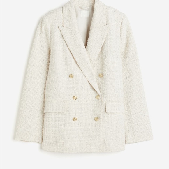 Oversized Boucle Blazer - Picture 1 of 5